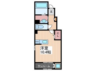 Ｌラシック古市橋の物件間取画像